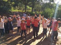 1º ano E trabalhando a união entre a natureza e o ser humano