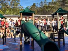 1º ano E trabalhando a união entre a natureza e o ser humano