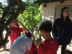 4º A em aula passeio no Espaço Verde