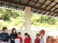 4º A em aula passeio no Espaço Verde