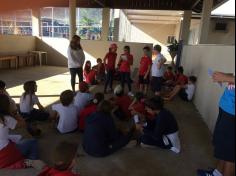 4º A em aula passeio no Espaço Verde