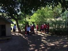 4º A em aula passeio no Espaço Verde