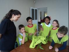 4º ano C aprende e planta no Espaço Verde