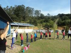 1º ano D reúne familiares para confraternização no Espaço Verde