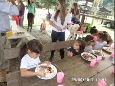 Encerramento do semestre com as famílias do Grupo Felinos