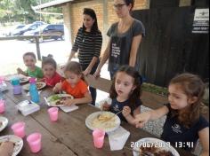 Encerramento do semestre com as famílias do Grupo Felinos