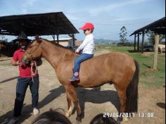 Encerramento do semestre com as famílias do Grupo Felinos