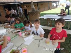 Encerramento do semestre com as famílias do Grupo Felinos