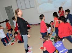 1º ano D participa de palestra sobre saúde corporal