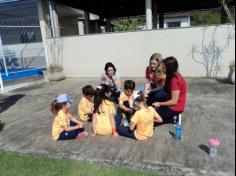 Grupo Pequenos Cientistas – 1º ano D – aprende e se diverte no Espaço Verde