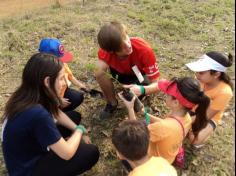 Grupo Pequenos Cientistas – 1º ano D – aprende e se diverte no Espaço Verde