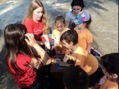 Grupo Pequenos Cientistas – 1º ano D – aprende e se diverte no Espaço Verde