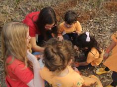 Grupo Pequenos Cientistas – 1º ano D – aprende e se diverte no Espaço Verde