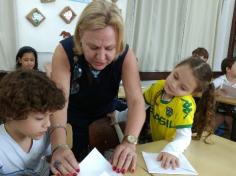 Vovó Aline no 2º ano C