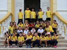 1ºs anos vistam o museu histórico de Itajaí