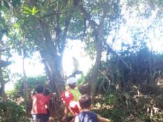 Grupo Estrela explorando o Espaço Verde