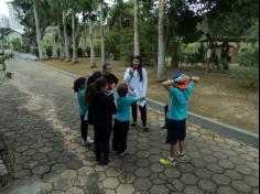 3º ano D plantando no Espaço Verde