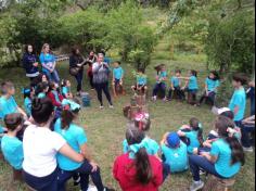 3º ano D plantando no Espaço Verde