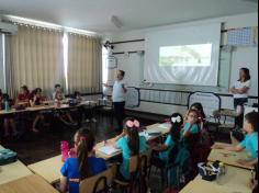 Visita especial no último dia de aula no 3º ano D