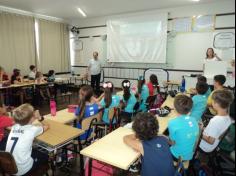 Visita especial no último dia de aula no 3º ano D