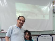 Visita especial no último dia de aula no 3º ano D