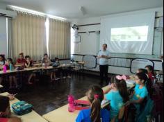 Visita especial no último dia de aula no 3º ano D