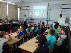 Visita especial no último dia de aula no 3º ano D