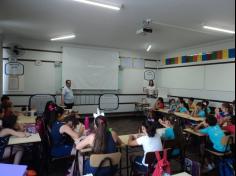 Visita especial no último dia de aula no 3º ano D