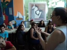 Visita especial no último dia de aula no 3º ano D