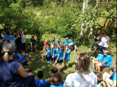 2º ano C conhece árvores da mata atlântica no Espaço Verde