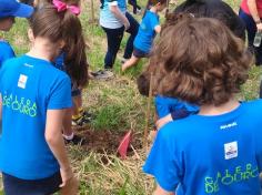 2º ano C conhece árvores da mata atlântica no Espaço Verde