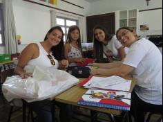 Dia de entregar materiais e conhecer a nova professora!