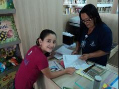 Terceiros anos visitam a biblioteca