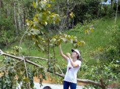 Brincadeiras com água no Espaço Verde