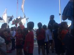 Educação Infantil e 1ºs anos visitam a vila da Regata Volvo Ocean Race