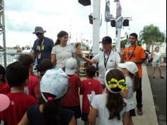 Educação Infantil e 1ºs anos visitam a vila da Regata Volvo Ocean Race