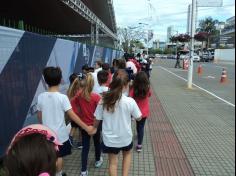 Educação Infantil e 1ºs anos visitam a vila da Regata Volvo Ocean Race