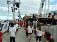 Educação Infantil e 1ºs anos visitam a vila da Regata Volvo Ocean Race