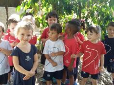 Grupo Folha, Mar e Peixes aprendendo e brincando no Espaço Verde