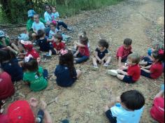 Grupo Folha, Mar e Peixes aprendendo e brincando no Espaço Verde