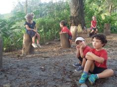 Grupo Folha, Mar e Peixes aprendendo e brincando no Espaço Verde