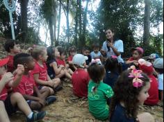 Grupo Folha, Mar e Peixes aprendendo e brincando no Espaço Verde