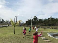 Grupo Folha, Mar e Peixes aprendendo e brincando no Espaço Verde