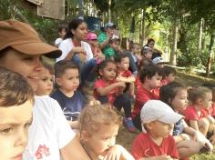 Grupo Folha, Mar e Peixes aprendendo e brincando no Espaço Verde