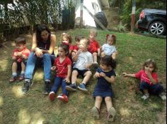 Grupo Folha, Mar e Peixes aprendendo e brincando no Espaço Verde