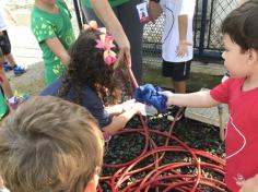 Grupo Folha, Mar e Peixes aprendendo e brincando no Espaço Verde