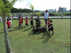 Grupo Folha, Mar e Peixes aprendendo e brincando no Espaço Verde