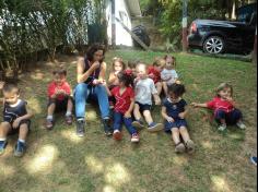 Grupo Folha, Mar e Peixes aprendendo e brincando no Espaço Verde