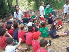 Grupo Folha, Mar e Peixes aprendendo e brincando no Espaço Verde