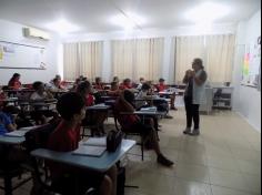 Professora Shirley nos 5ºs anos!